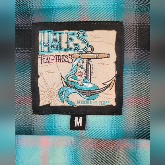 Women's Hales and Speed Shop Medium Temptress Flannel - Picture 2 of 5